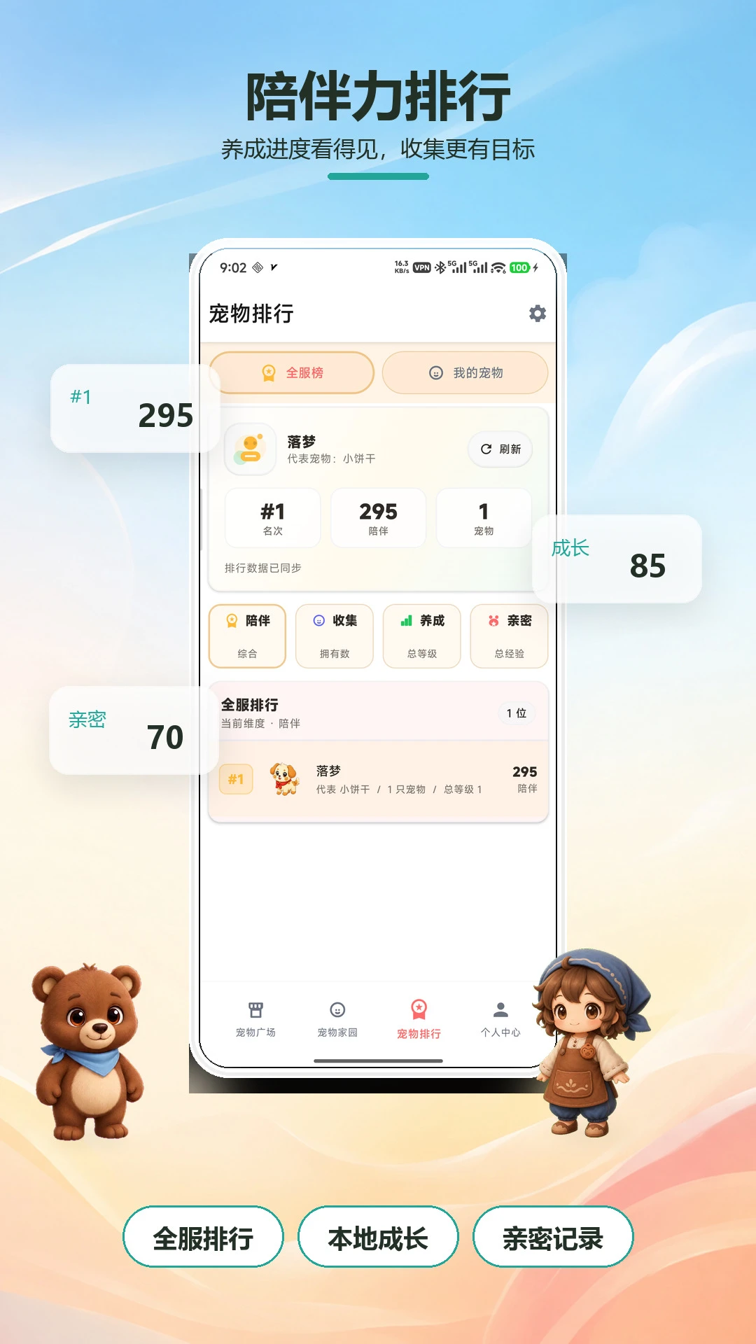 桌面萌宠截图