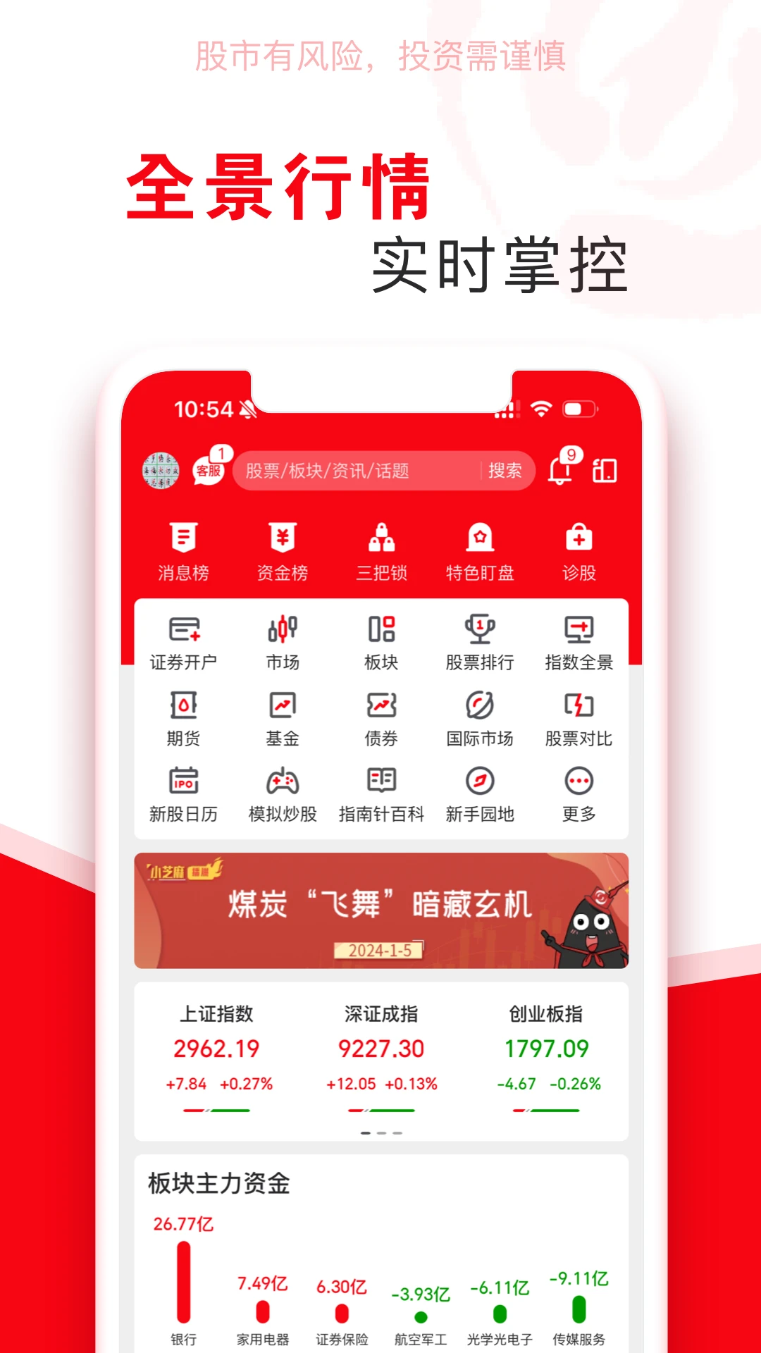指南针股票截图