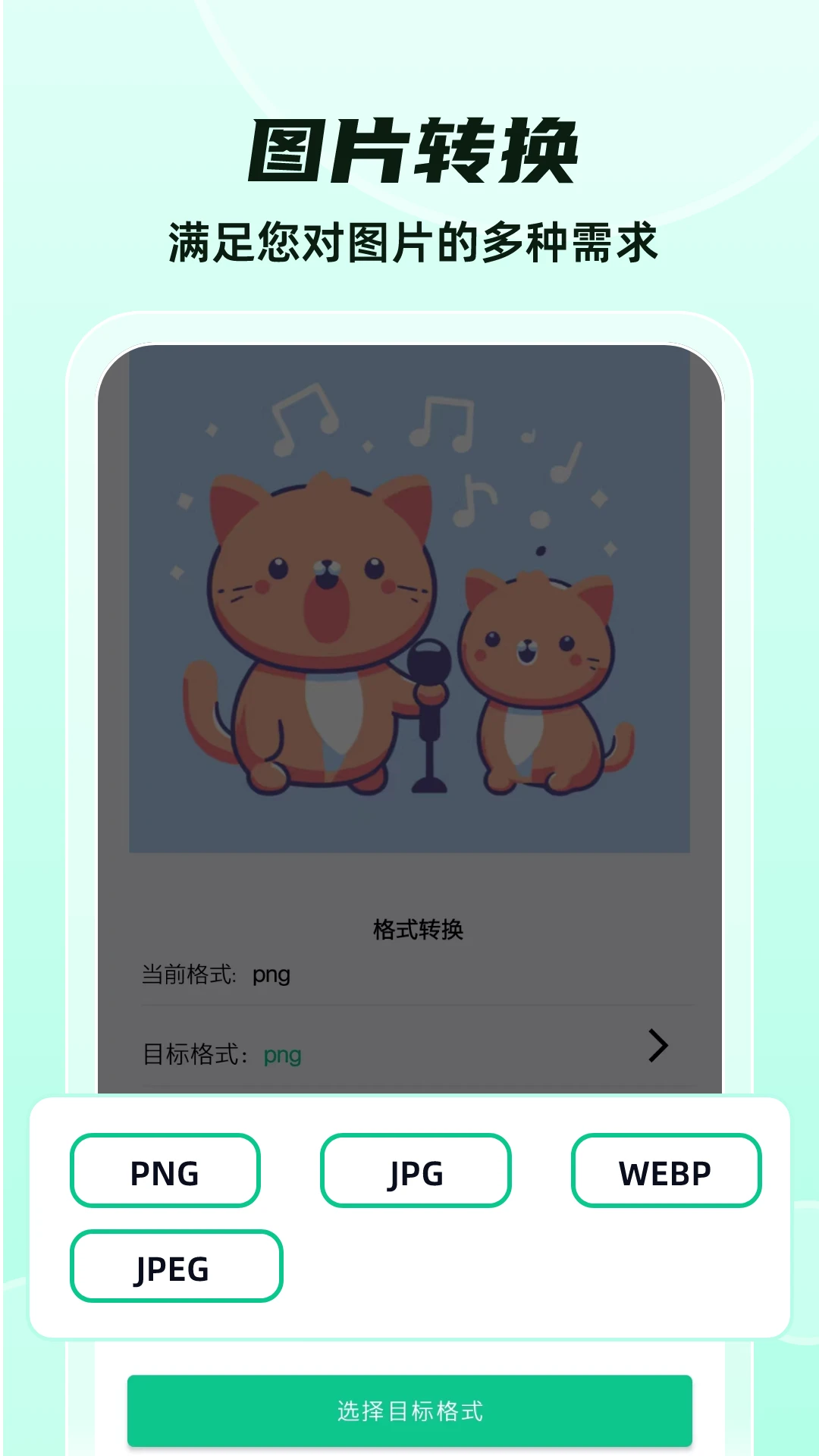 格式转换截图