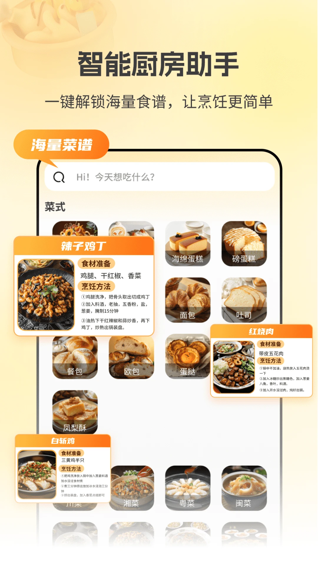 厨房菜谱Menu截图
