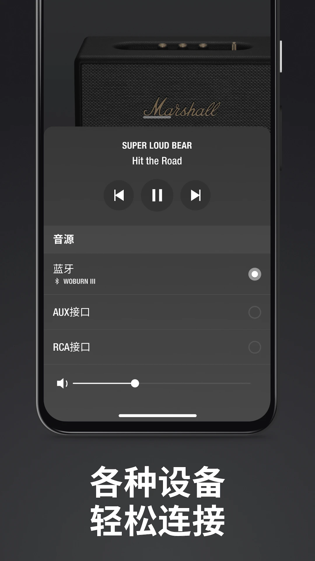 Marshall Bluetooth截图