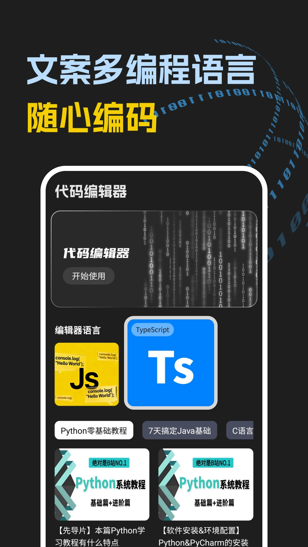 代码编辑器截图