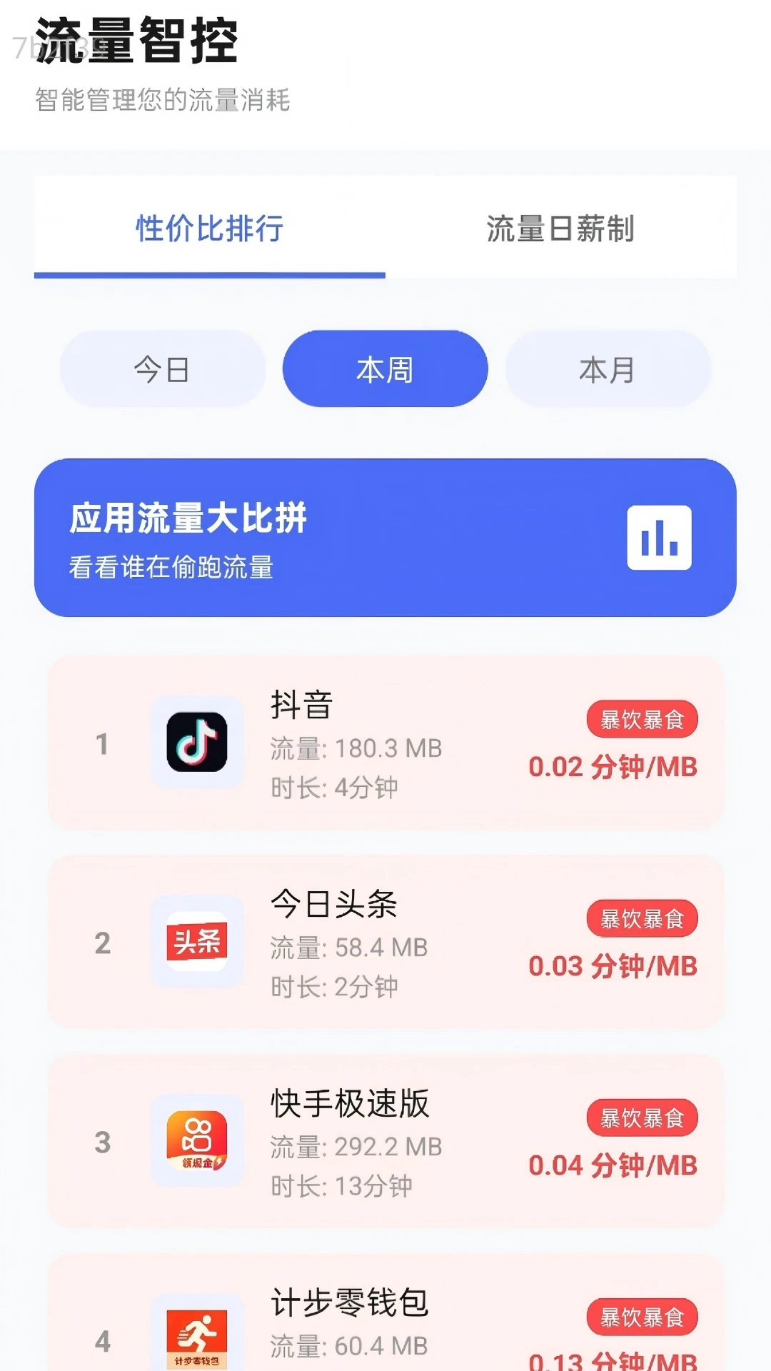 免费流量随行截图