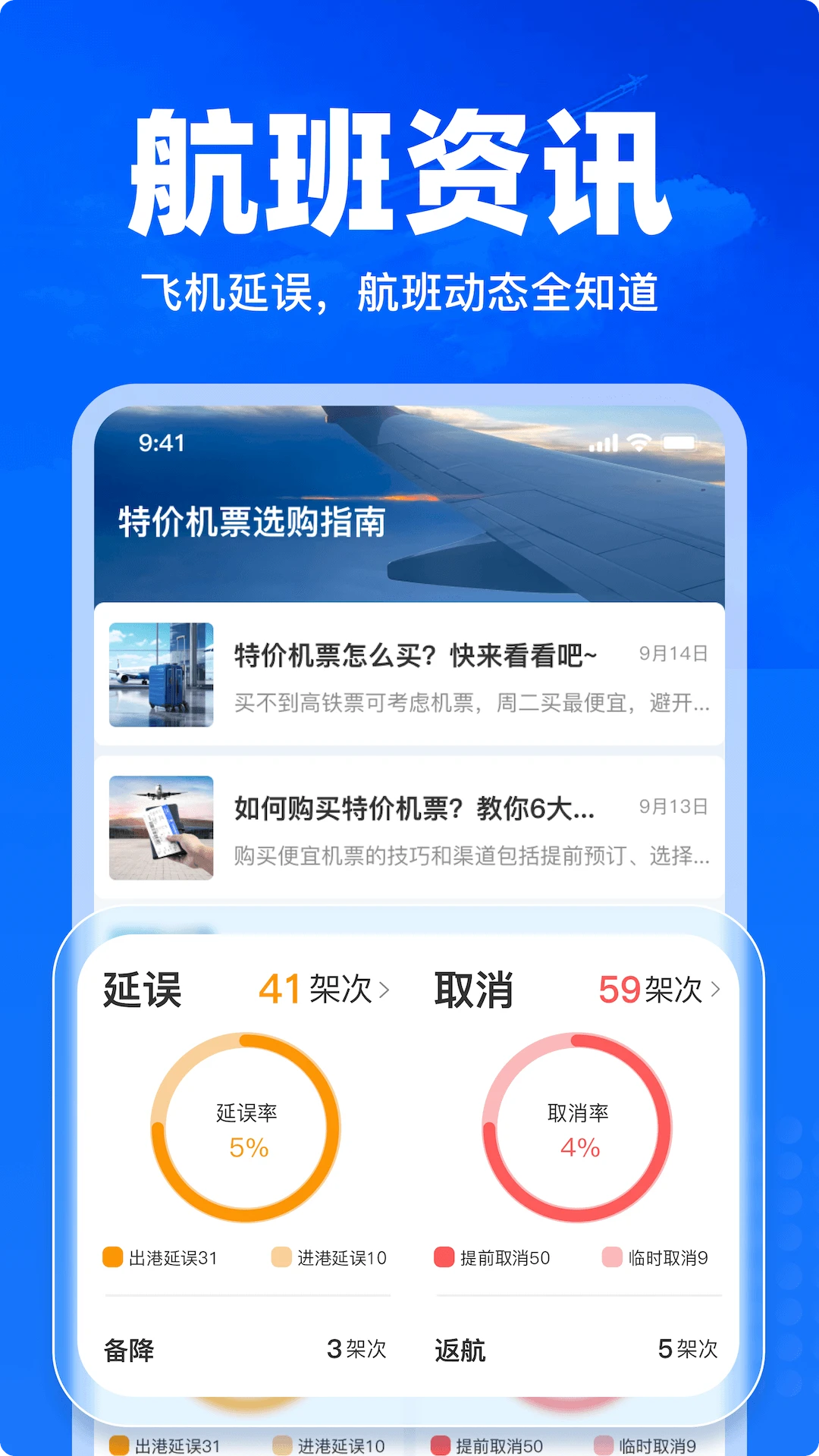 特价飞机票查询截图