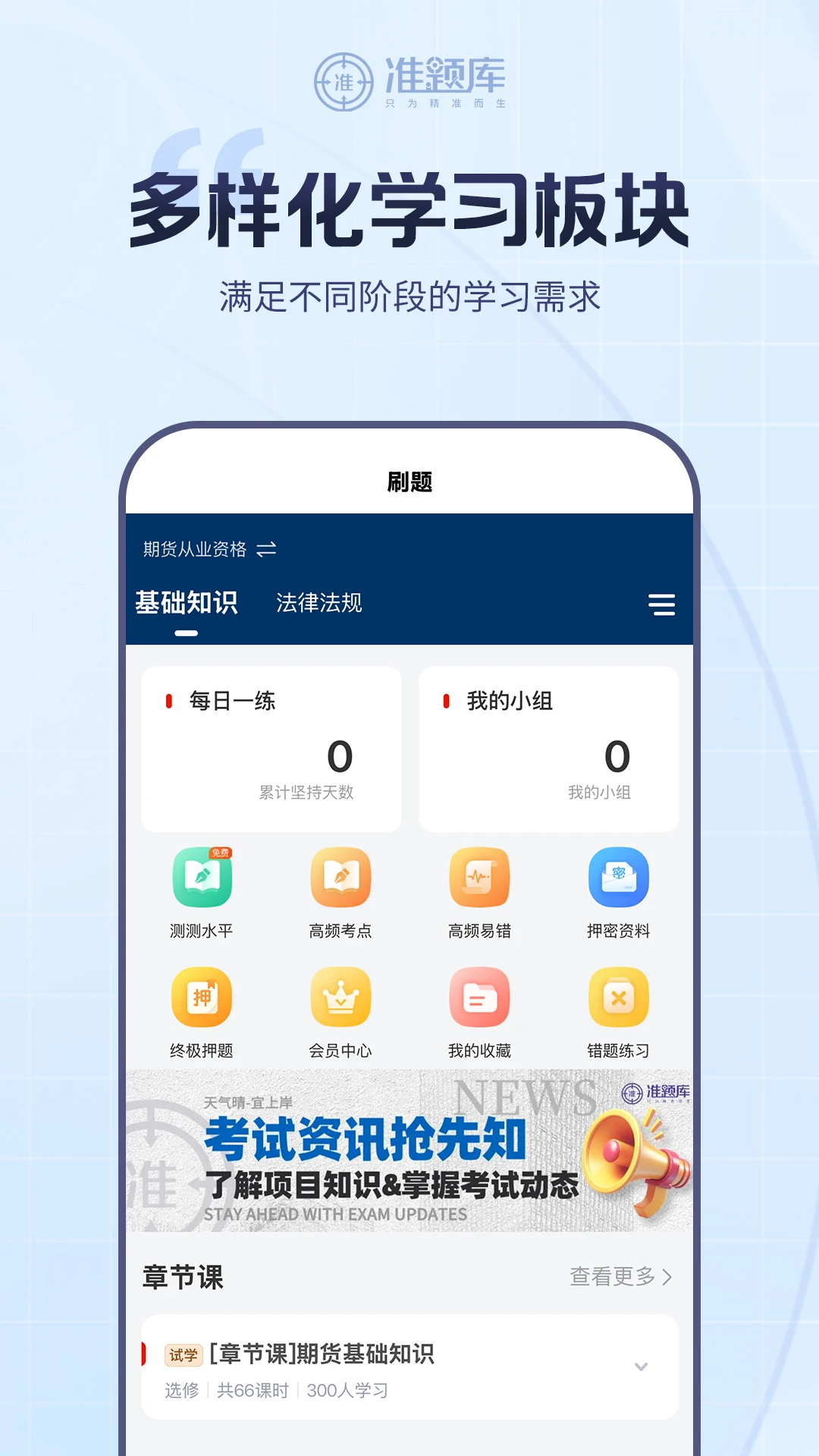 期货从业资格准题库截图