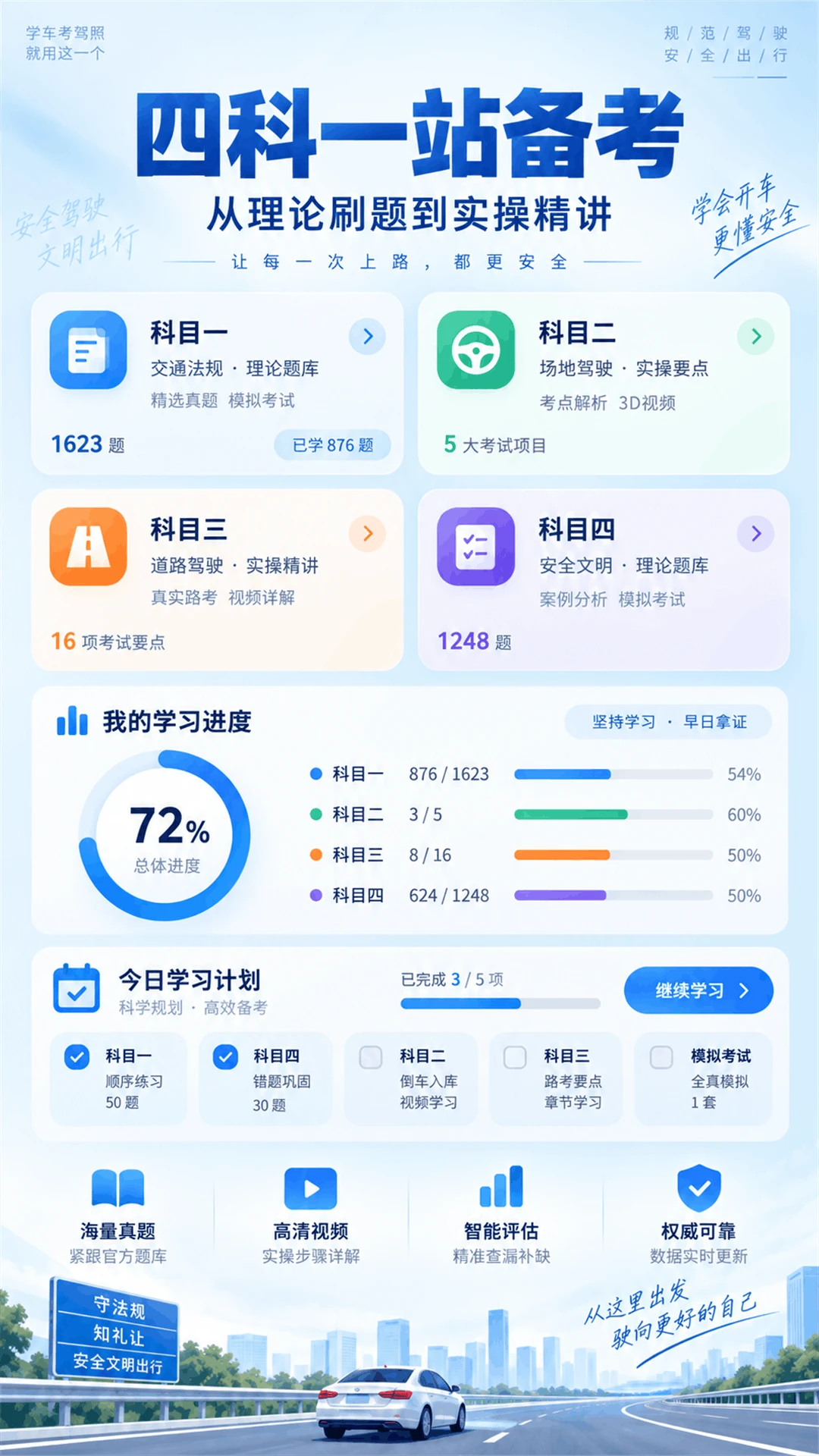 驾照课堂截图