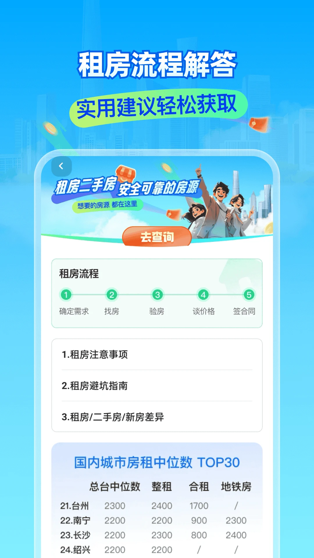 租房二手房新房截图