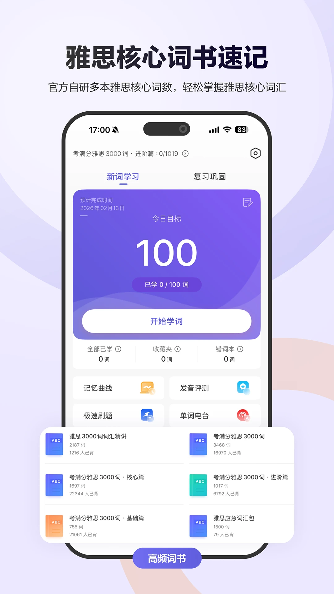 雅思考满分截图