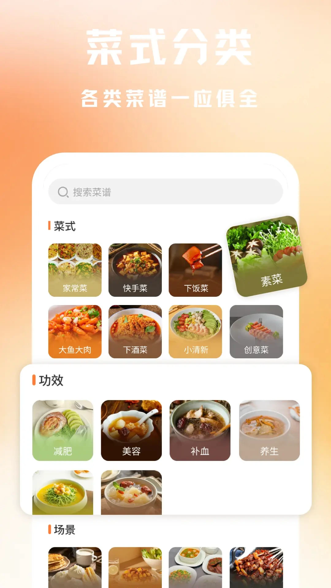 美食家常菜谱截图