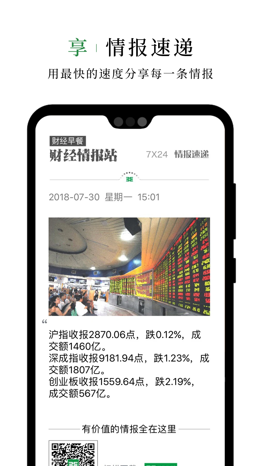 财经早餐截图