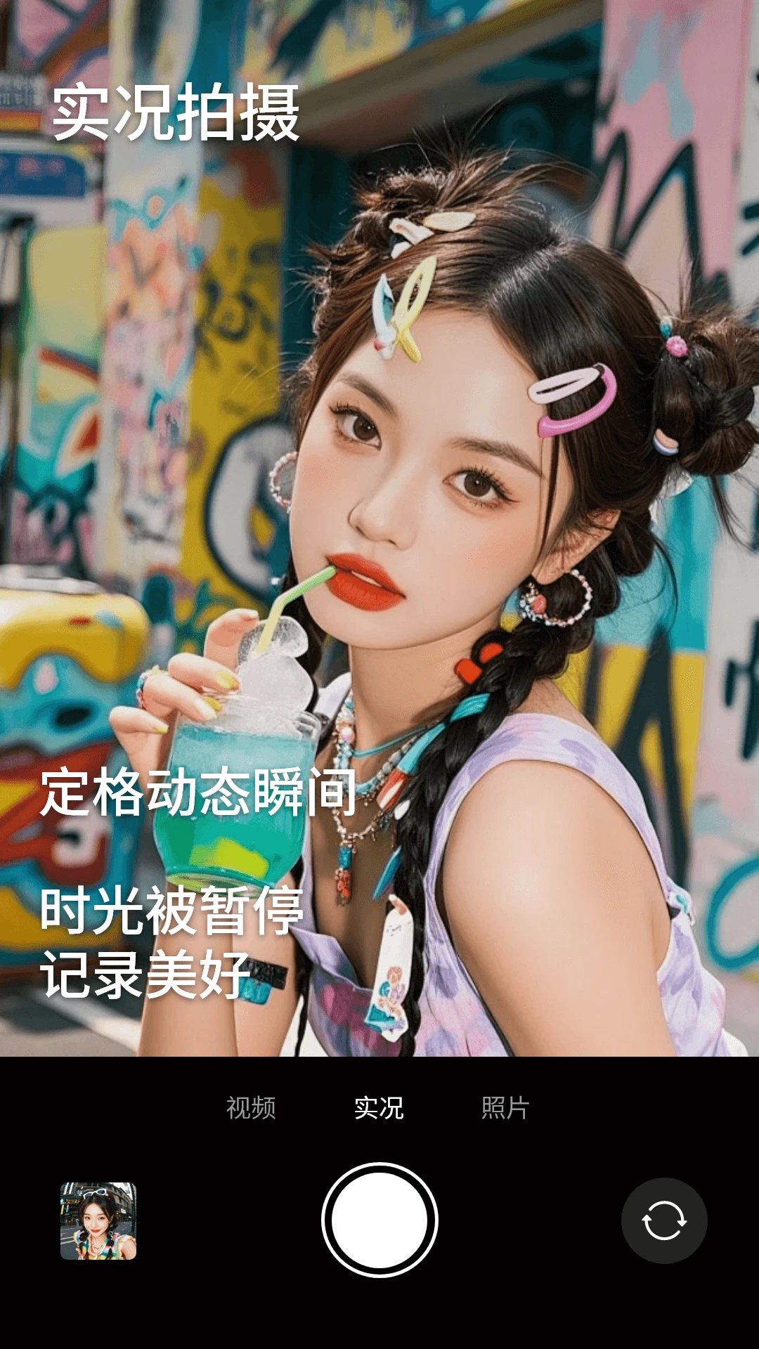 美颜滤镜相机截图
