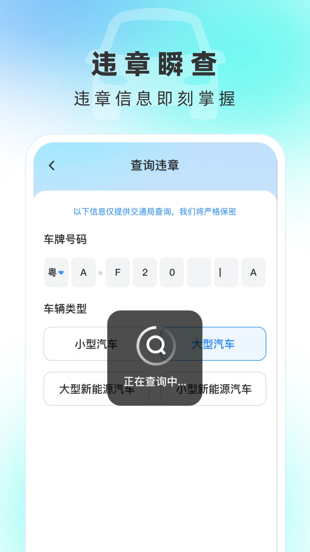 交规违章查询截图