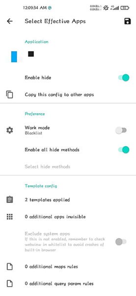 hidemyapplist模块截图