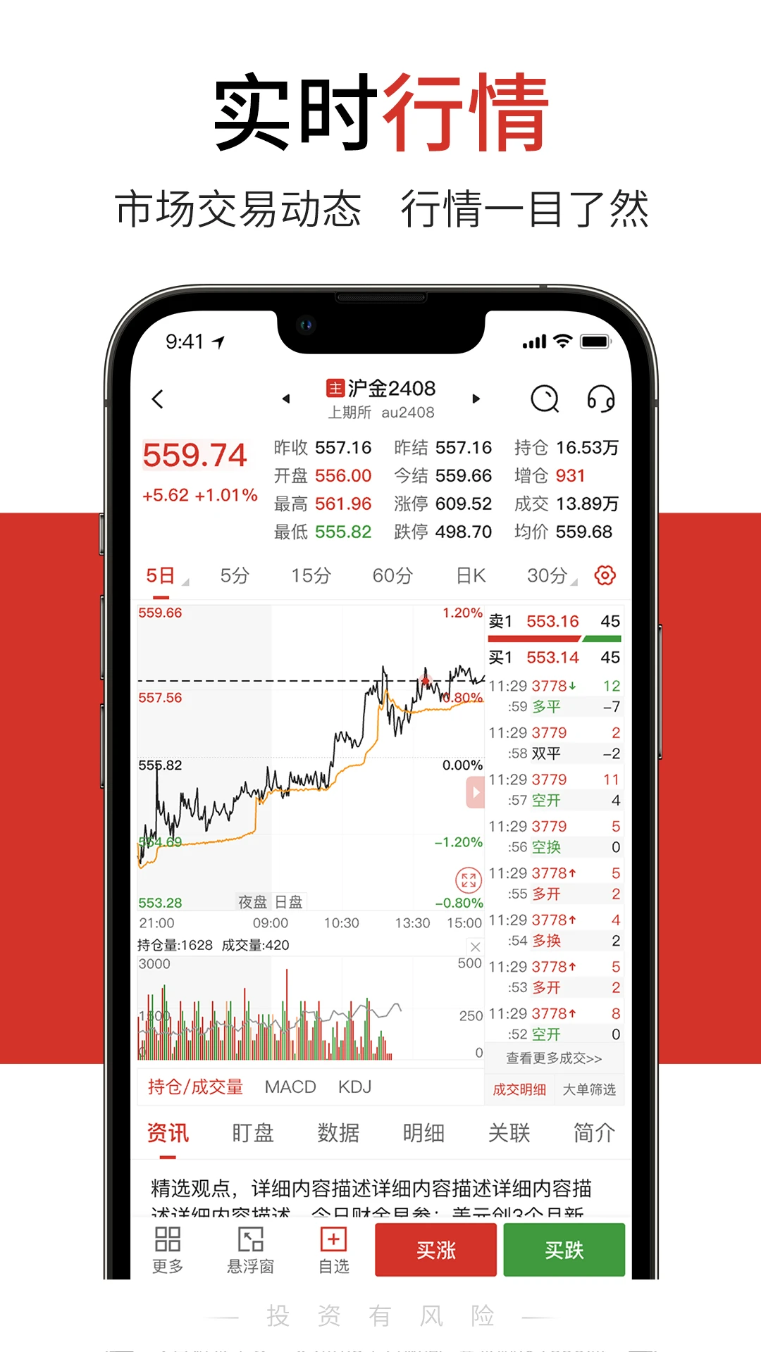 掌上期货截图