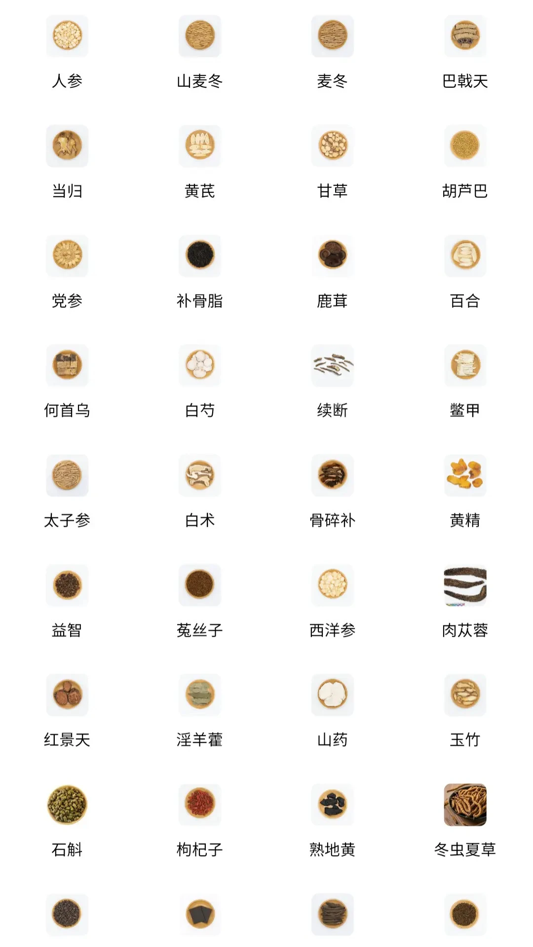 中医百科截图
