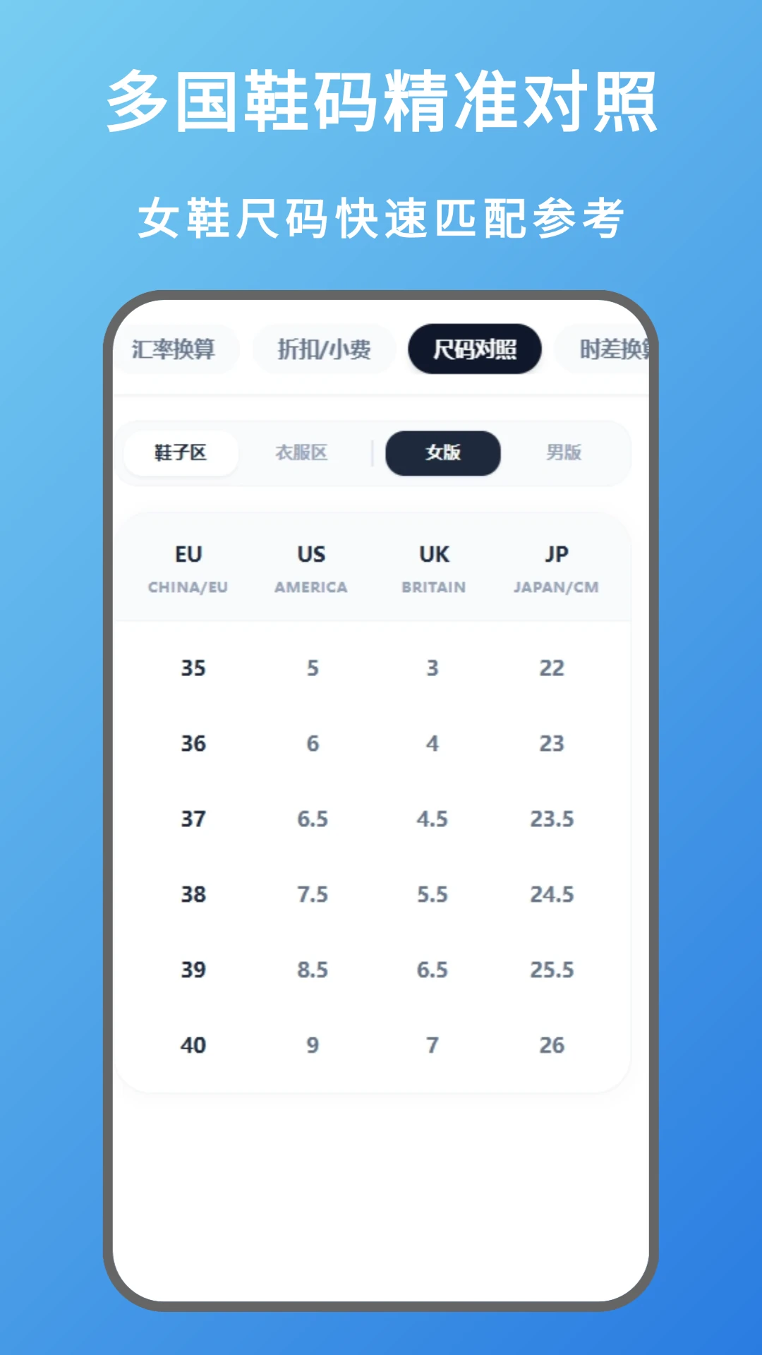 汇率查询截图
