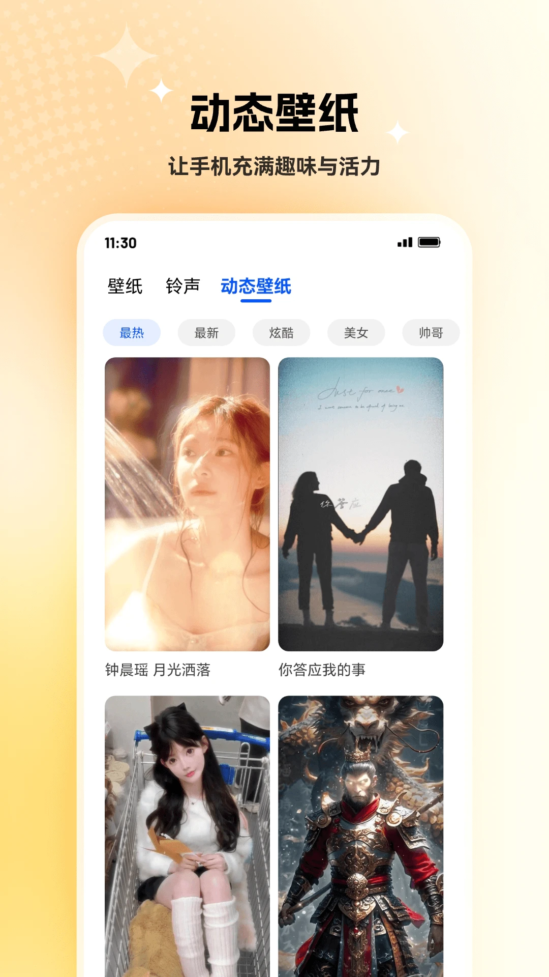 最美主题截图