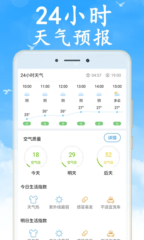 天气预报截图