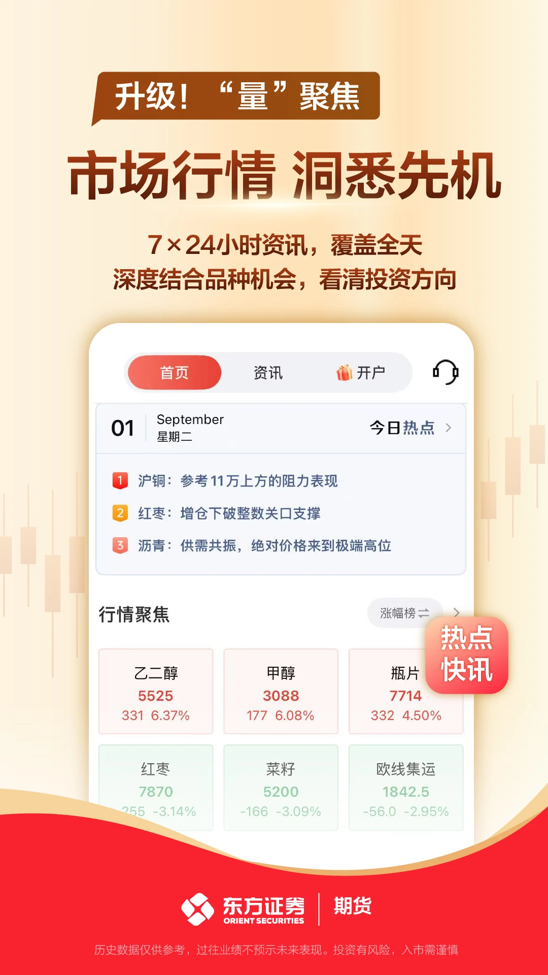 东方证券期货截图