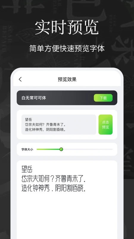 字体安装截图