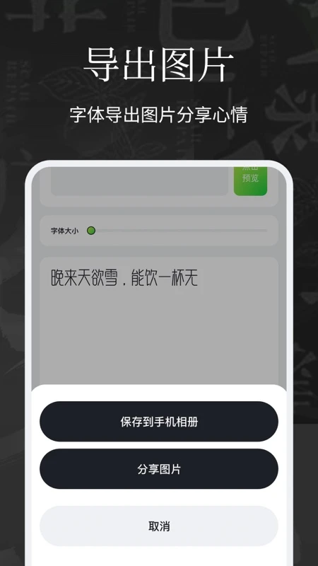 字体安装截图