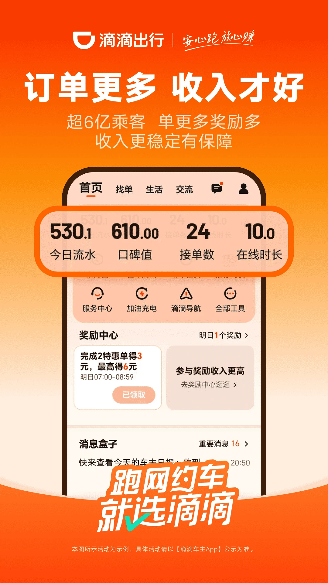 滴滴车主截图