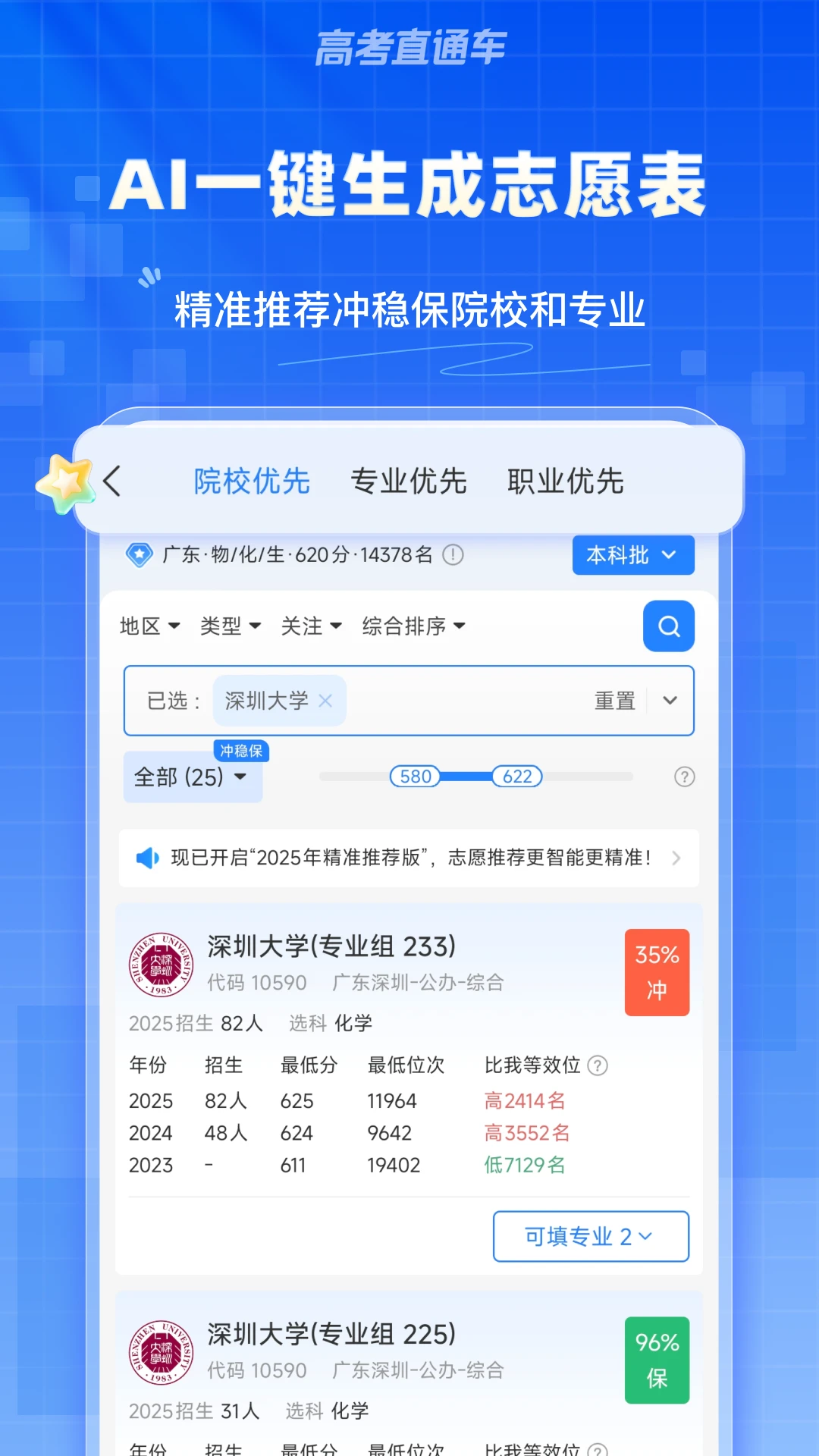 高考直通车截图