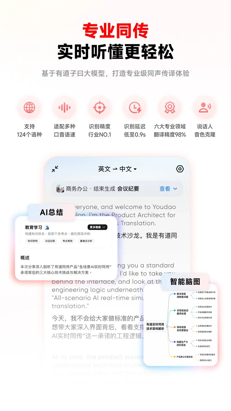 网易有道词典截图