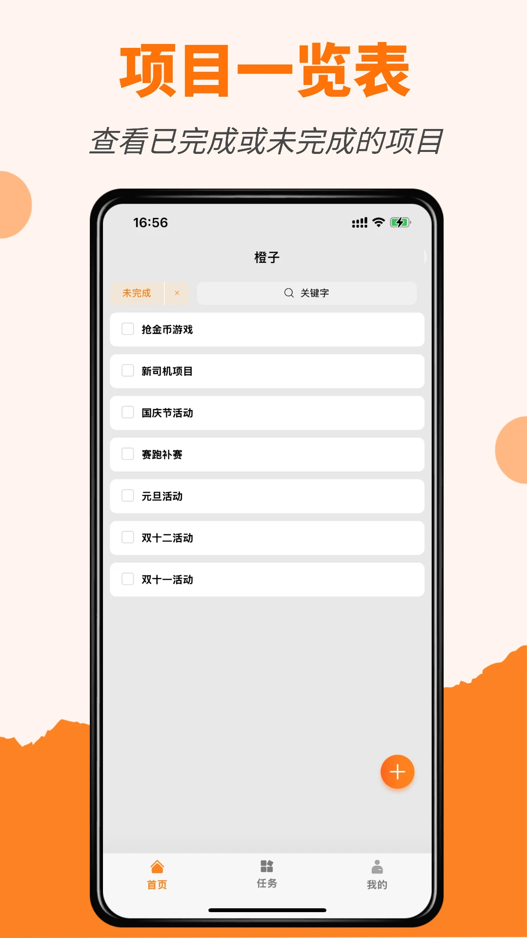 橙子项目截图