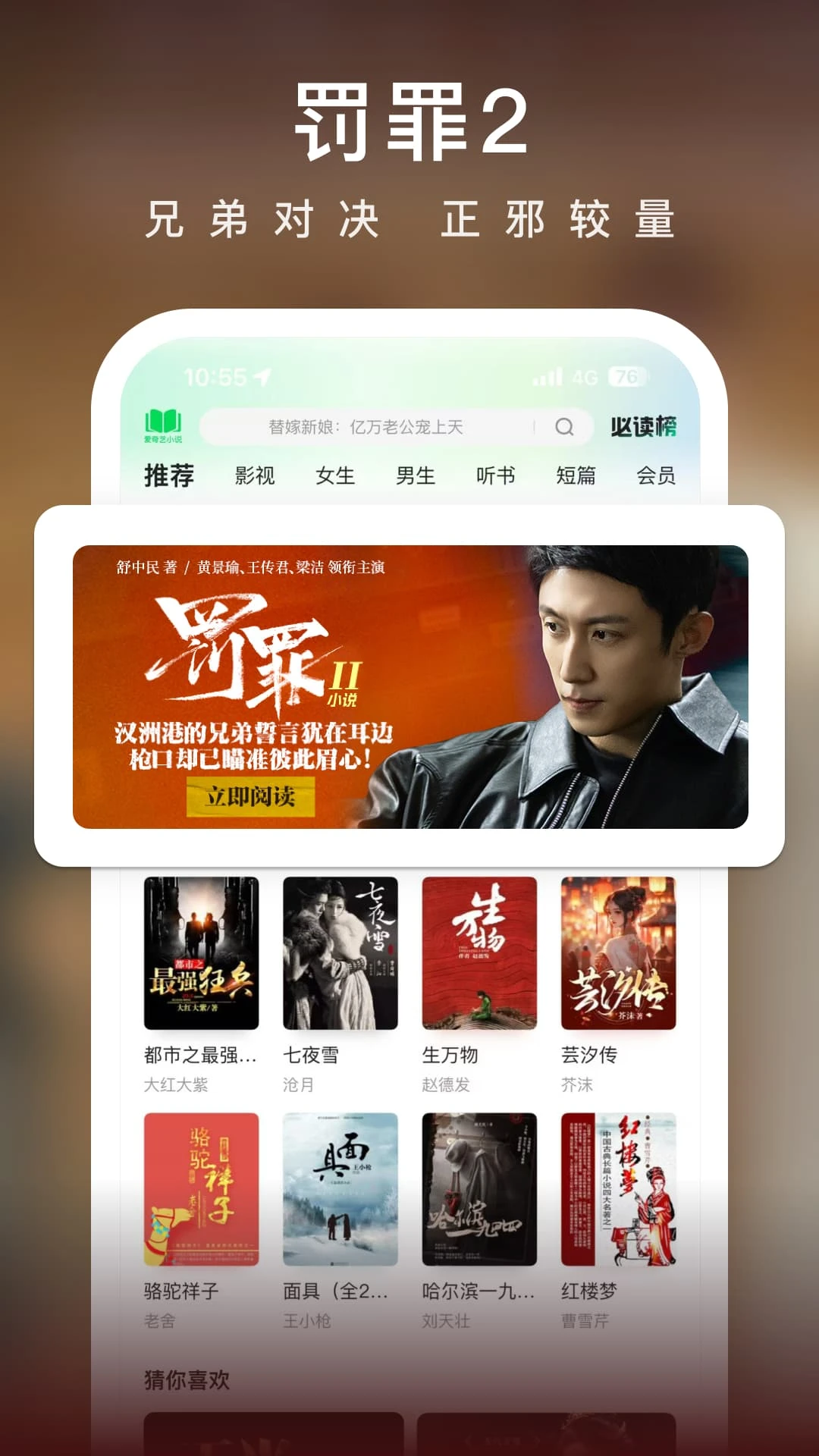 爱奇艺小说截图