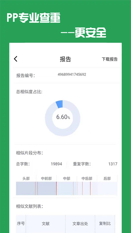 PP论文查重截图