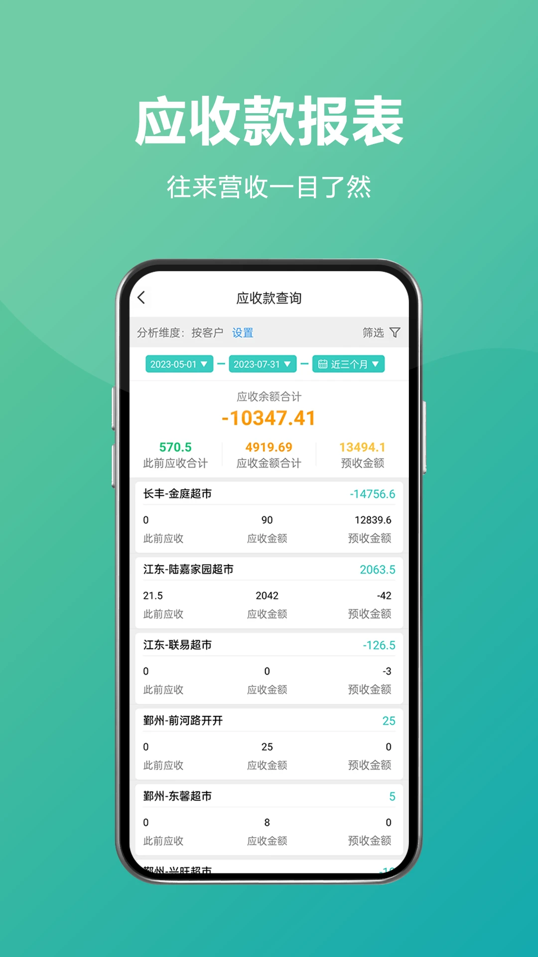 管家婆易指快销截图
