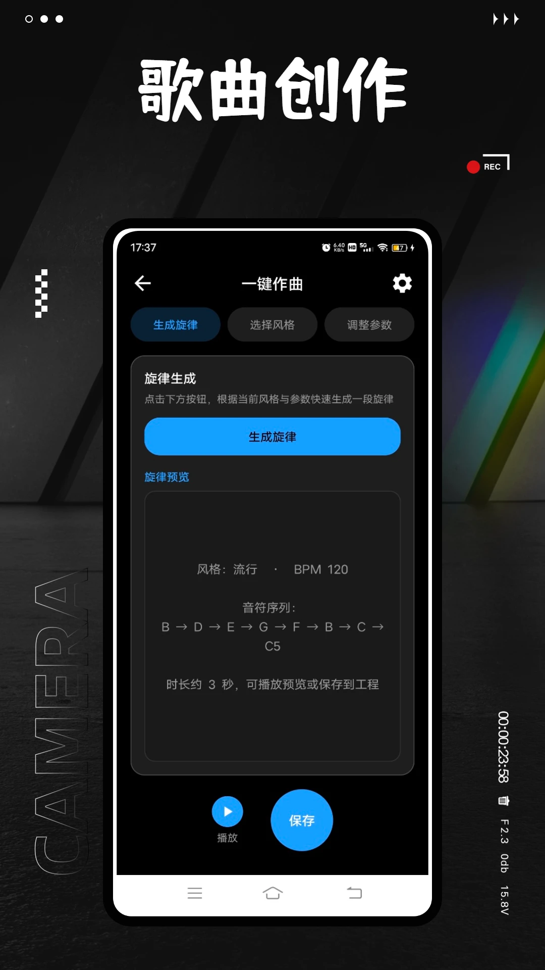 歌词生成器截图