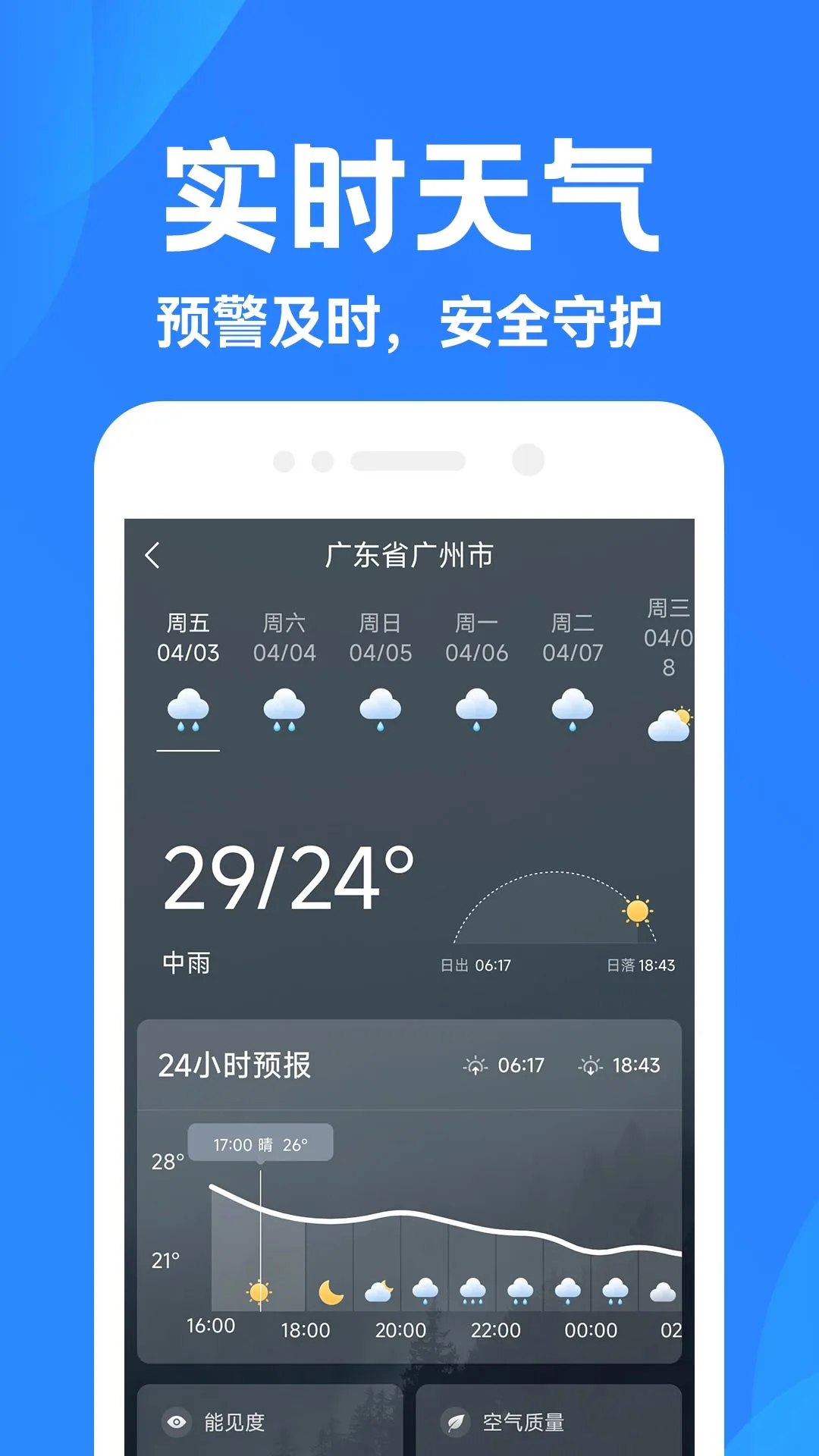 墨云天气预报截图