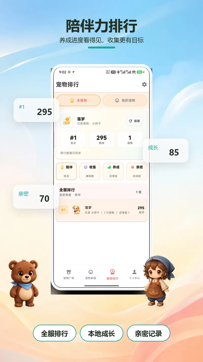 桌面萌宠截图