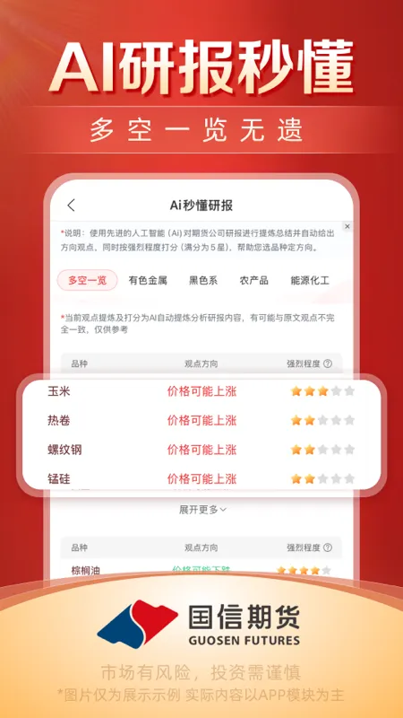 国信期货开户交易截图