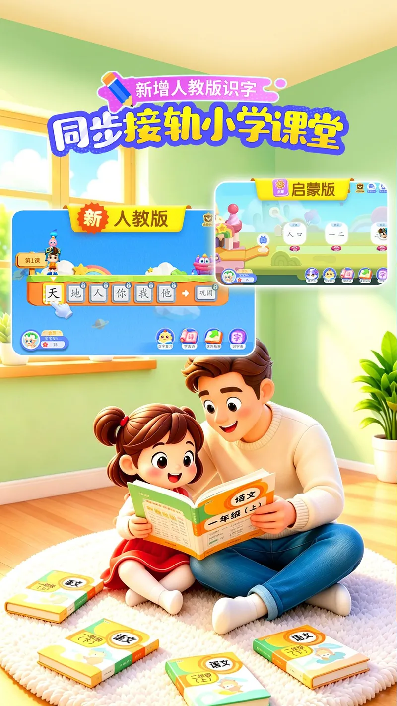 宝宝巴士汉字截图