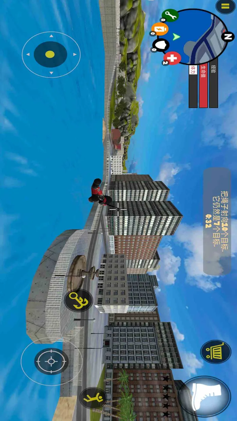火柴人绳索英雄截图