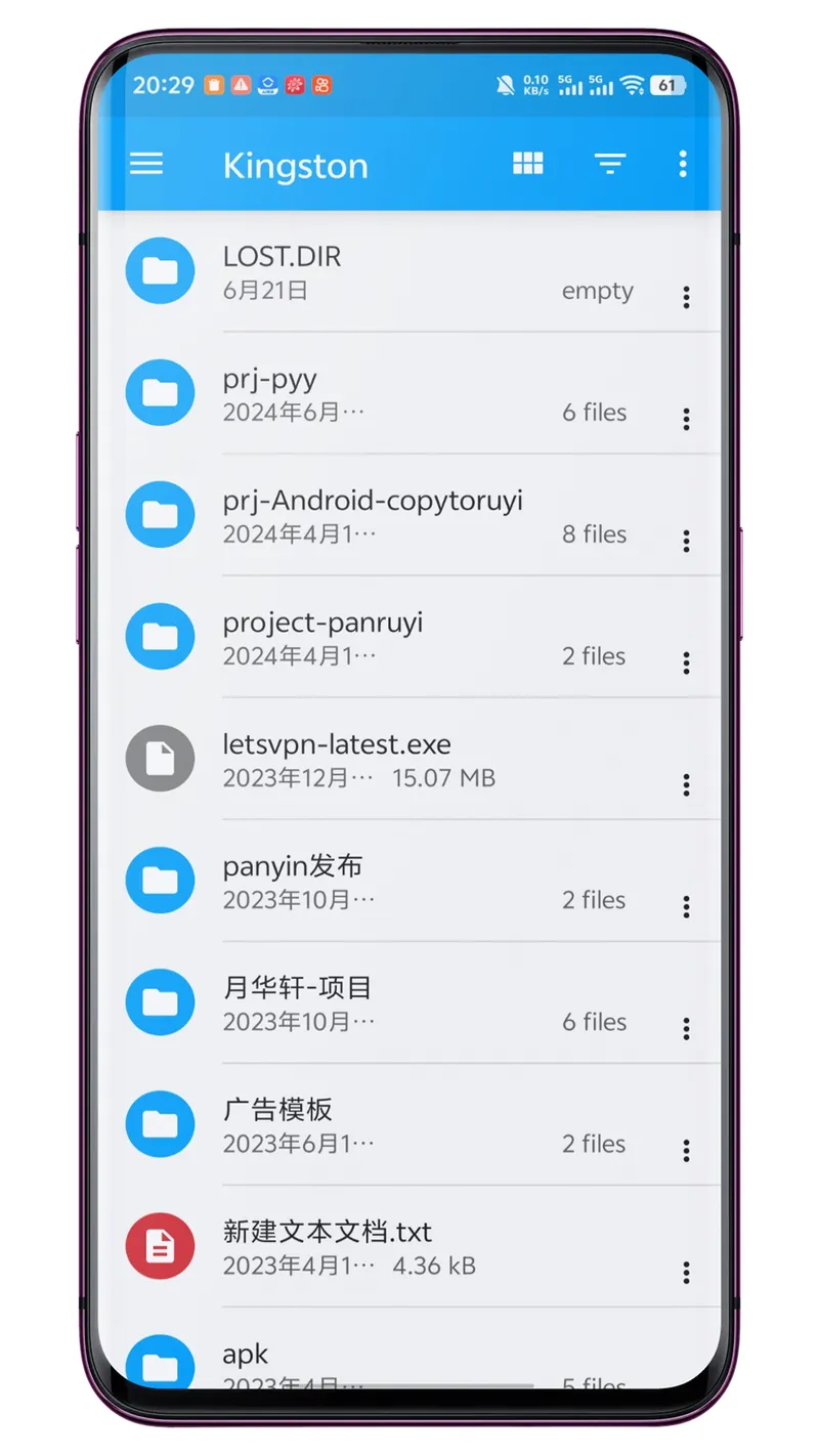 USB文件管理器截图