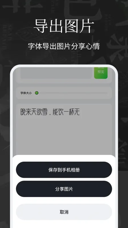 字体安装截图