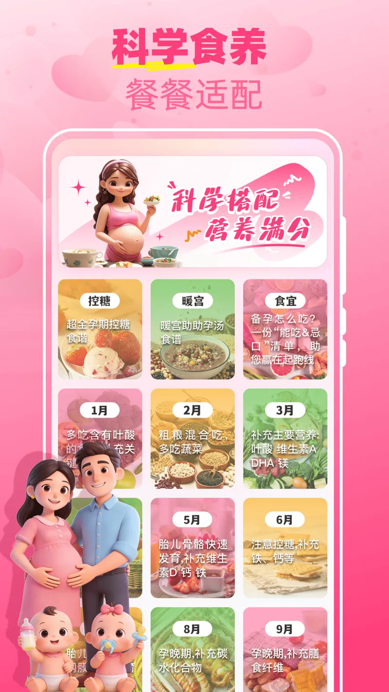 妈妈备孕记录截图