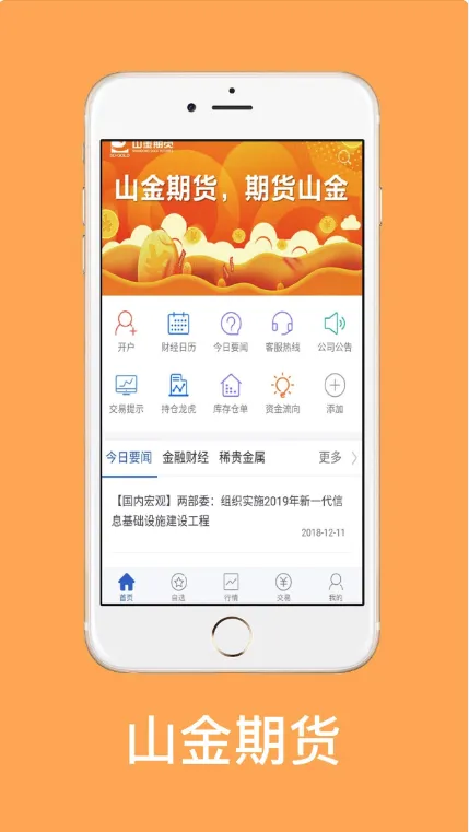 山金期货截图