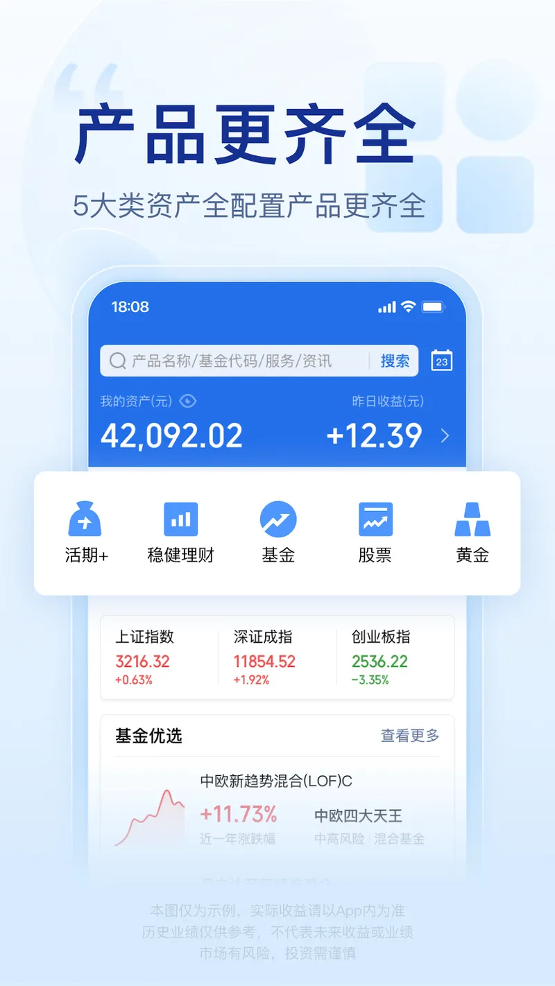 腾讯理财通截图