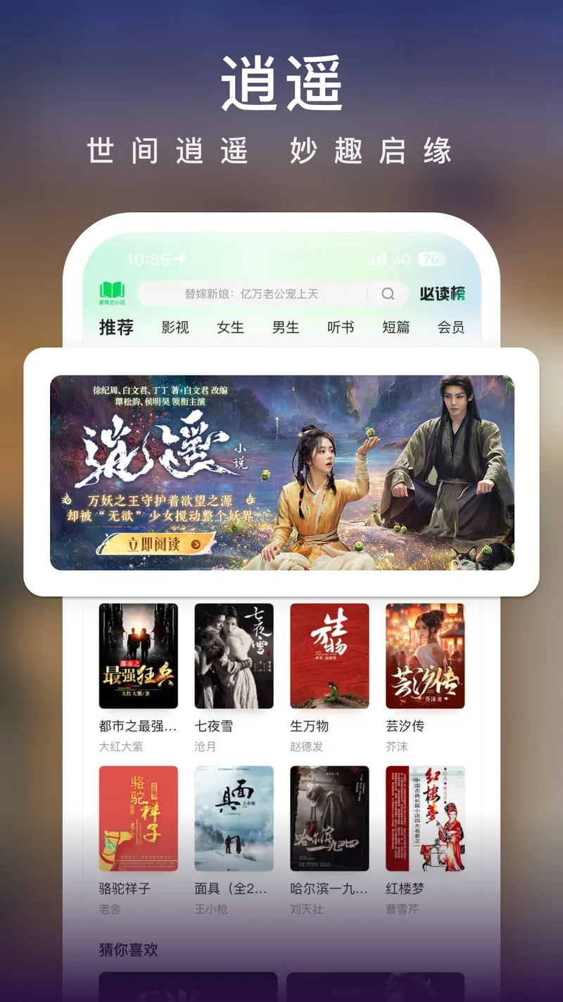 爱奇艺小说截图