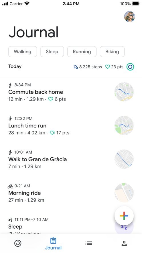 谷歌健身app(fit)截图