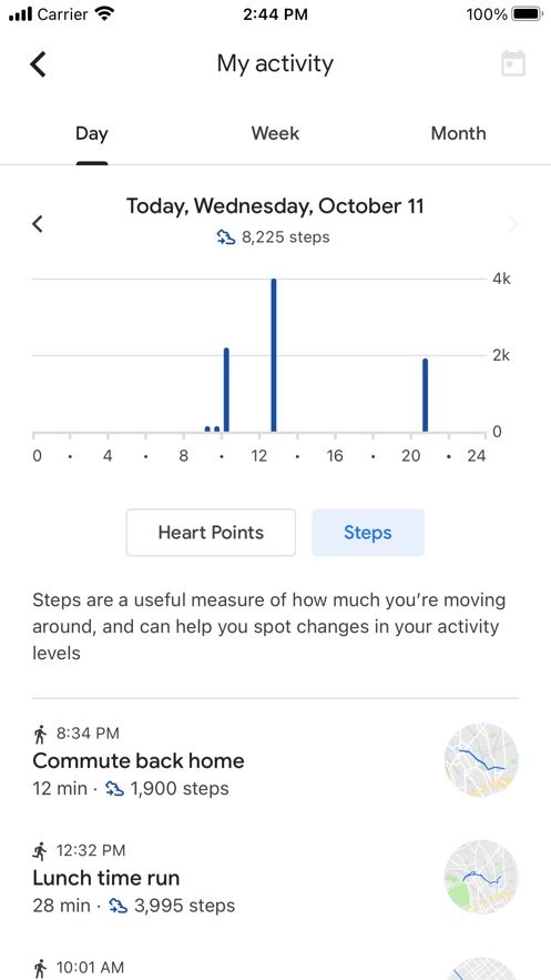 谷歌健身app(fit)截图