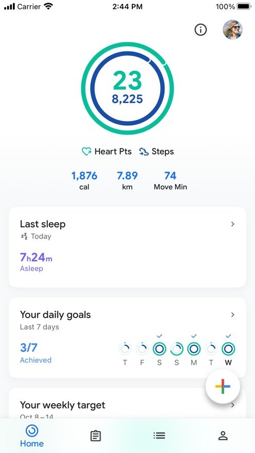 谷歌健身app(fit)截图